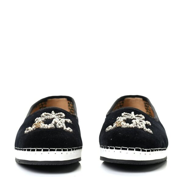 NIB Gucci Velvet Embellished Loafer In Black Size 6/EU 40 - Picture 10 of 11